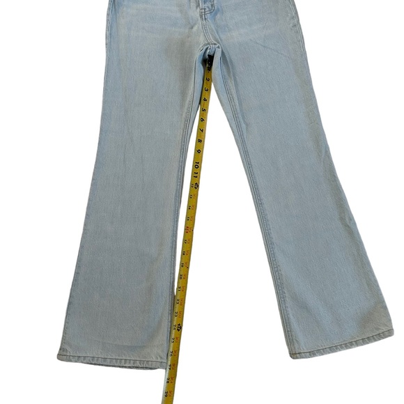 H&M 100% Cotton Flare High Waist Ankle Length Jeans Size 6 - Picture 5 of 17